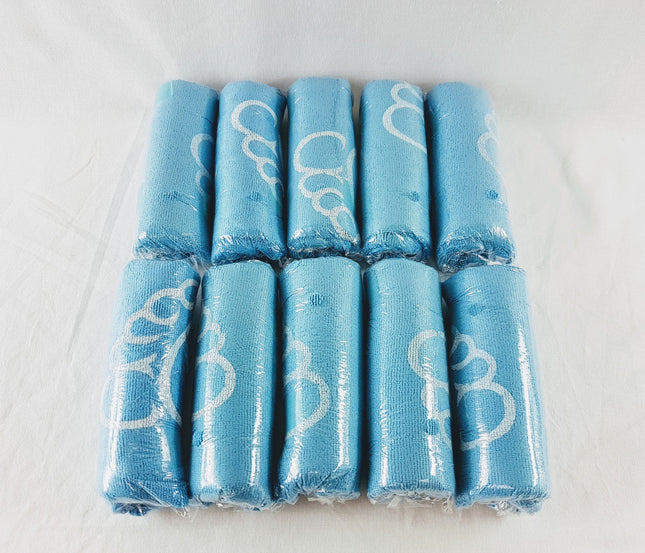 LOT OF 10 Blue Microfiber Cleaning Cloth for LED TV & Auto Detailing