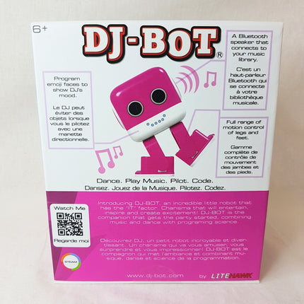 NEW, Litehawk DJ-BOT Robot, Age 6+ - Orange Slice or Raspberry