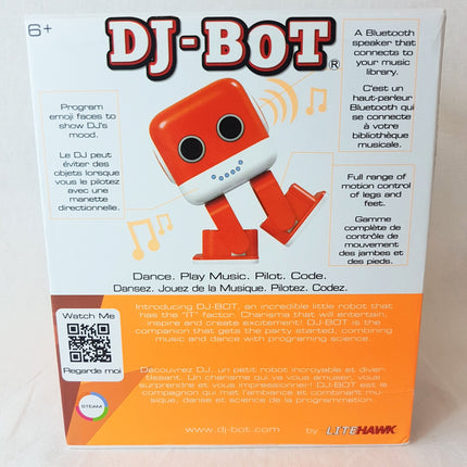 NEW, Litehawk DJ-BOT Robot, Age 6+ - Orange Slice or Raspberry