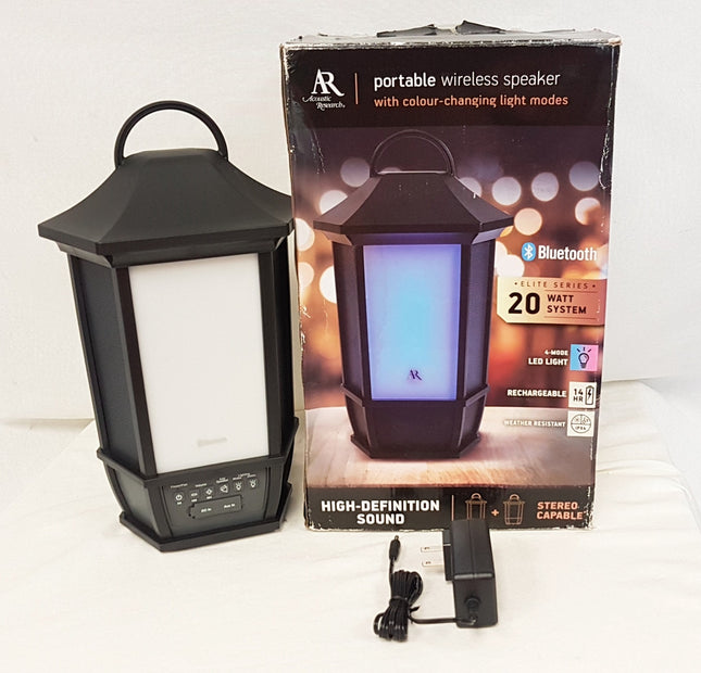 Portable Bluetooth Wireless Speaker w Color Changing Light Modes  #AWS6R