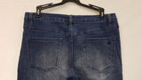 New DG2 by Diane Gilman Classic Stretch Skinny Jeans Indigo Size 12