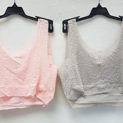 LOT OF 2 Rhonda Shear Women's #9605 Total Lace Bras - CHOOSE COLOR PACK