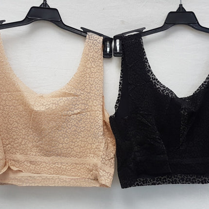 LOT OF 2 Rhonda Shear Women's #9605 Total Lace Bras - CHOOSE COLOR PACK