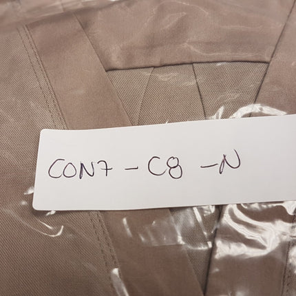 New GO Silk Long Sleeve with V-Neck Design Brown L