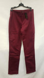 New Bellina Straight Leg Side Zip Pant Red 8