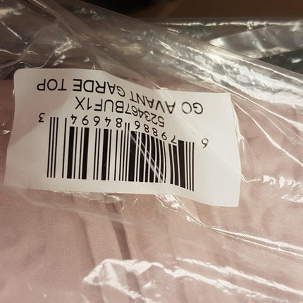 New GO Silk, Go Avant Garde Silk Blouse Peach 1X