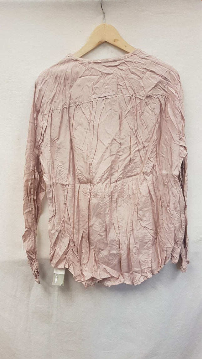 New GO Silk, Go Avant Garde Silk Blouse Peach 1X