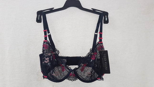 New Heidi Klum, Miam Glam, Raspberry Sorbet Underwire Bra Size 32DD/EU70DD