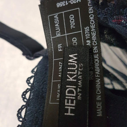 New Heidi Klum, Miam Glam, Raspberry Sorbet Underwire Bra Size 32DD/EU70DD