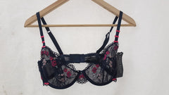 New Heidi Klum, Miami Glam Raspberry Sorbet Underwire Bra Size 36C/EU80C