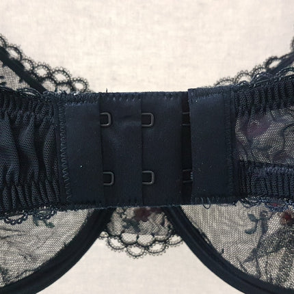 New Heidi Klum,Miami Glum Raspberry Sorbet Underwire Bra Size 32E/ EU70E