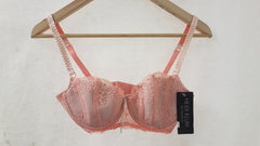 New Heidi Klum, Sofia Quartz Pink/Lilac Marble Contour Bra Size 32D/70D