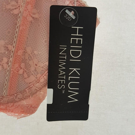 New Heidi Klum, Sofia Quartz Pink/Lilac Marble Contour Bra Size 32D/70D