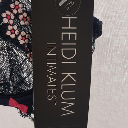 New Heidi Klum, Miami Glam Raspberry Sorbet Underwire Bra Size 32B/EU70B