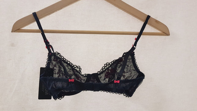 New Heidi Klum, Miami Glam Raspberry Sorbet Underwire Bra Size 32B/EU70B