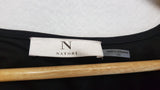 New N Natori, Long Sleeve Round Neck Dress Black Large