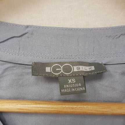 New GO SILK, Go Everywhere Top Charcoal XS