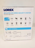 Lorex 8-Channel 4K UHD DVR 2TB HDD and 4 4K Color Night Vision Cameras LHV5108