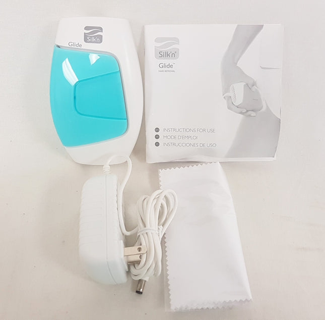 SILK'N Women's Glide 30,000 Flash Permanent Hair Removal - LIGHT BLUE/WHITE LIKE NEW