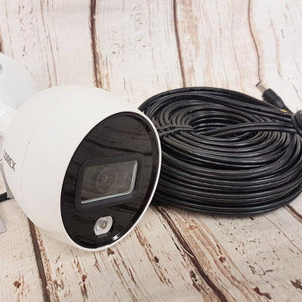 Lorex C883DA Indoor Outdoor Deterrence HD 4K Security Camera W. 50 feet cable