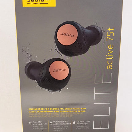 Jabra ELITE active 75t True Wireless Earbuds - Copper Black