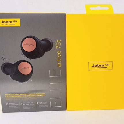 REPLACEMENT Jabra ELITE Active 75t True Wireless Earbuds - Copper Black