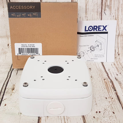 ACJNCD4B Junction Box 4 Hole - WHITE