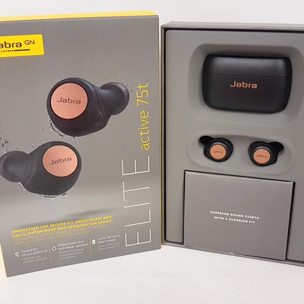 Jabra ELITE active 75t True Wireless Earbuds - Copper Black