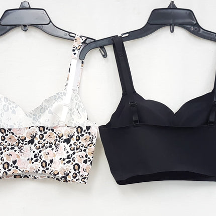 LOT OF 2 RHONDA SHEAR Women's #9608 Sweetheart Neckline Bra - CHOOSE COLOR PACK