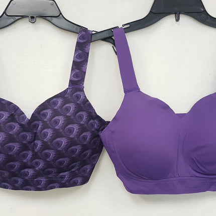 LOT OF 2 RHONDA SHEAR Women's #9608 Sweetheart Neckline Bra - CHOOSE COLOR PACK