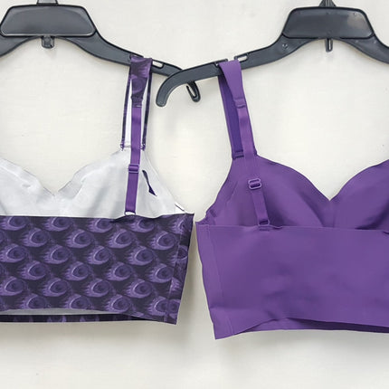 LOT OF 2 RHONDA SHEAR Women's #9608 Sweetheart Neckline Bra - CHOOSE COLOR PACK