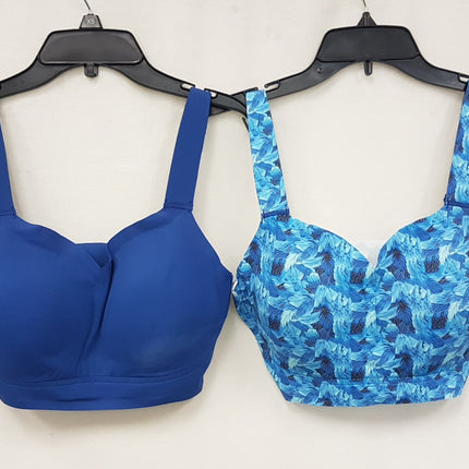 LOT OF 2 RHONDA SHEAR Women's #9608 Sweetheart Neckline Bra - CHOOSE COLOR PACK