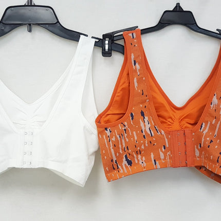 LOT OF 2 RHONDA SHEAR Women's 9399 Jacquard Seamless Ahh Bra - CHOOSE COLOR PACK