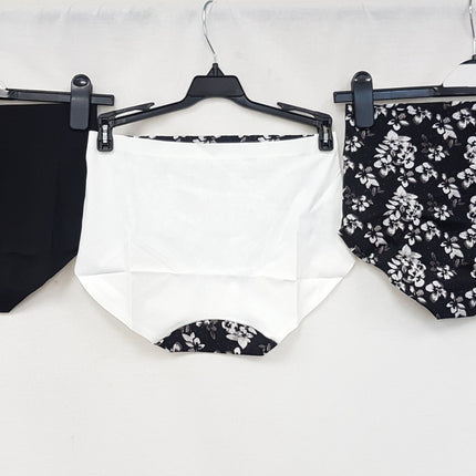 LOT OF 3 RHONDA SHEAR Women's 4216 High Waisted Brief Panty - CHOOSE COLOR PACK