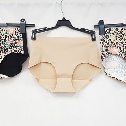 LOT OF 3 RHONDA SHEAR Women's 4216 High Waisted Brief Panty - CHOOSE COLOR PACK