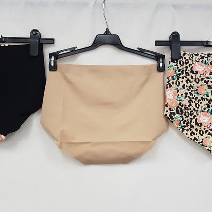 LOT OF 3 RHONDA SHEAR Women's 4216 High Waisted Brief Panty - CHOOSE COLOR PACK