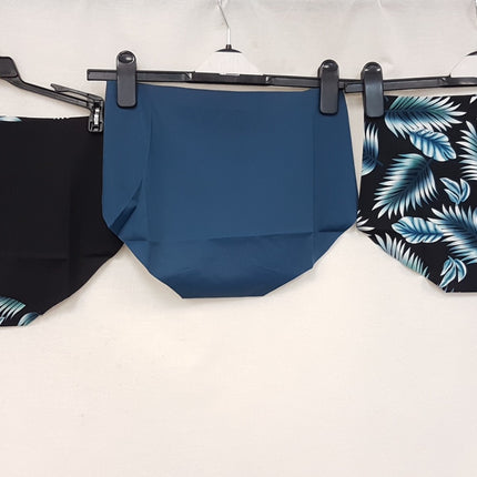 LOT OF 3 RHONDA SHEAR Women's 4216 High Waisted Brief Panty - CHOOSE COLOR PACK