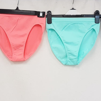 LOT OF 4 RHONDA SHEAR Women 4031 Ahh Seamless High-Cut Panty -CHOOSE COLOR PACK