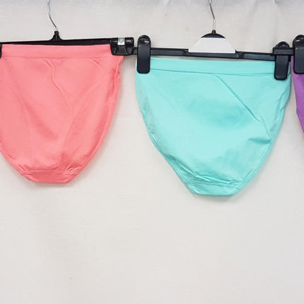 LOT OF 4 RHONDA SHEAR Women 4031 Ahh Seamless High-Cut Panty -CHOOSE COLOR PACK