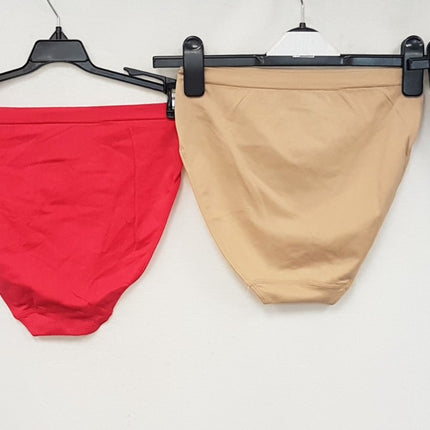 LOT OF 4 RHONDA SHEAR Women 4031 Ahh Seamless High-Cut Panty -CHOOSE COLOR PACK