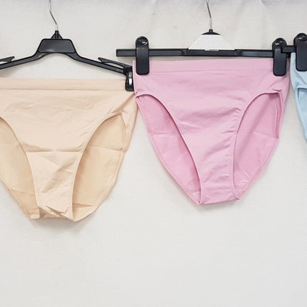 LOT OF 4 RHONDA SHEAR Women 4031 Ahh Seamless High-Cut Panty -CHOOSE COLOR PACK