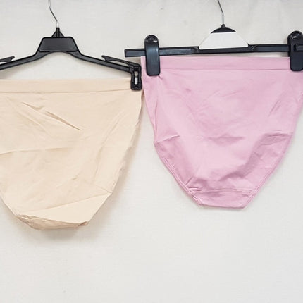 LOT OF 4 RHONDA SHEAR Women 4031 Ahh Seamless High-Cut Panty -CHOOSE COLOR PACK