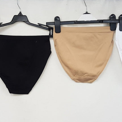 LOT OF 4 RHONDA SHEAR Women 4031 Ahh Seamless High-Cut Panty -CHOOSE COLOR PACK