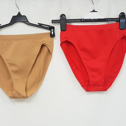 LOT OF 4 RHONDA SHEAR Women 4031 Ahh Seamless High-Cut Panty -CHOOSE COLOR PACK