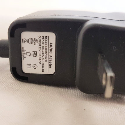 AC/DC Switching Power Adapter CBD1200500 12V 0.5A Plug In