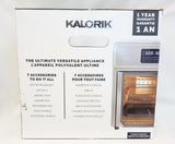 KALORIK MAXX Digital Air Fryer Oven with 7 Accessories, #AFO 47269 SS