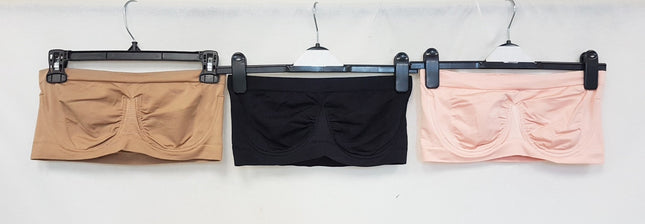 RHONDA SHEAR Women's 9685 Ahh Bra Seamless Underwire Bandeau - CHOOSE COLOR 1BRA