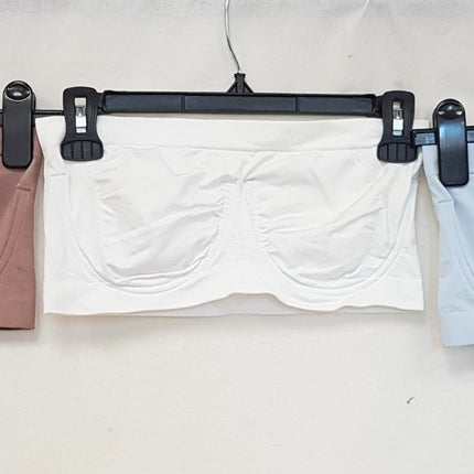 RHONDA SHEAR Women's 9685 Ahh Bra Seamless Underwire Bandeau - CHOOSE COLOR 1BRA