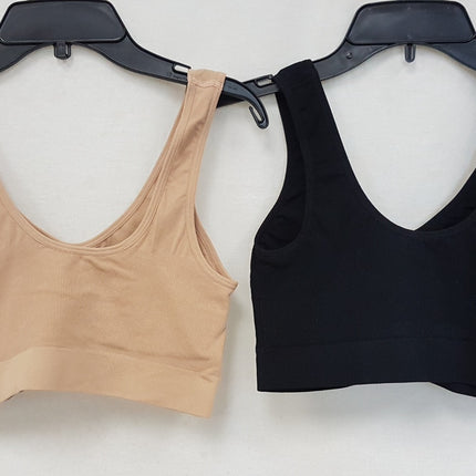 RHONDA SHEAR Women's 9205 Modal Seamless Bra - CHOOSE COLOR PACK 2 BRAS