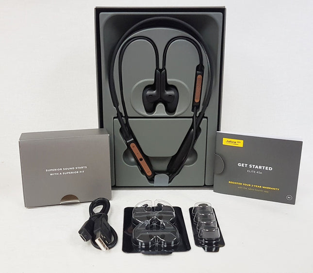 JABRA Elite 45e Wireless Earbuds - Copper Black